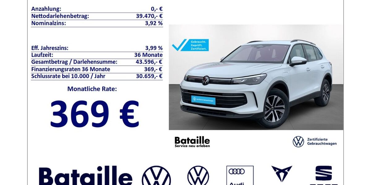 VW Tiguan 3.816 km 38.970 &euro; Jülich 52428