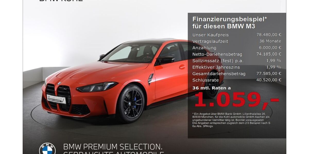 BMW M3 15.128 km 75.950 &euro; Aachen 52078
