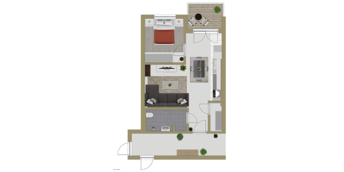 Etagenwohnung Nideggen - 2 Zimmer, 49 m&sup2;, 189.000&euro; | Angebot:25742121