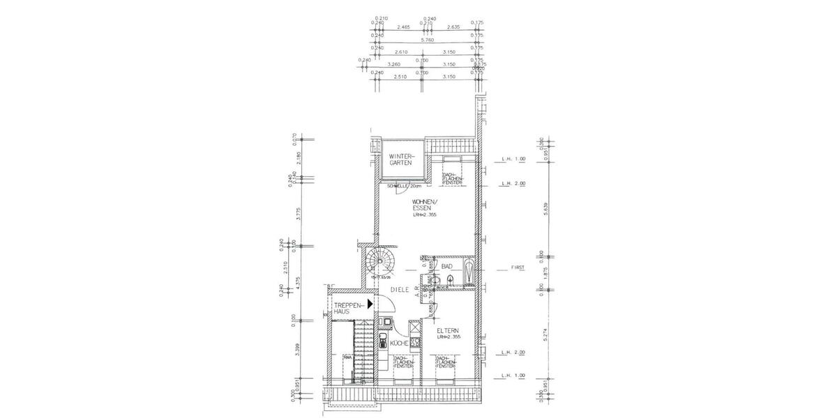 Dachgeschoßwohnung Aachen Eilendorf - 5 Zimmer, 119 m&sup2;, 380.000&euro; | Angebot:27202306