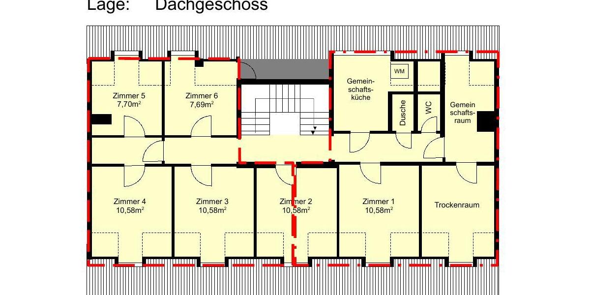 Dachgeschoßwohnung Aachen Aachen-Mitte - 6 Zimmer, 96 m&sup2;, 424.500&euro; | Angebot:27190352
