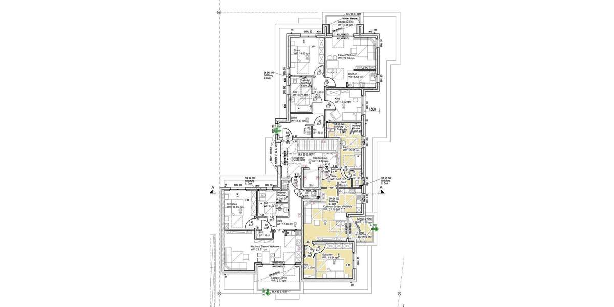 Etagenwohnung Geilenkirchen / Niederheid Tripsrath - 2 Zimmer, 70 m&sup2;, 302.000&euro; | Angebot:25687020