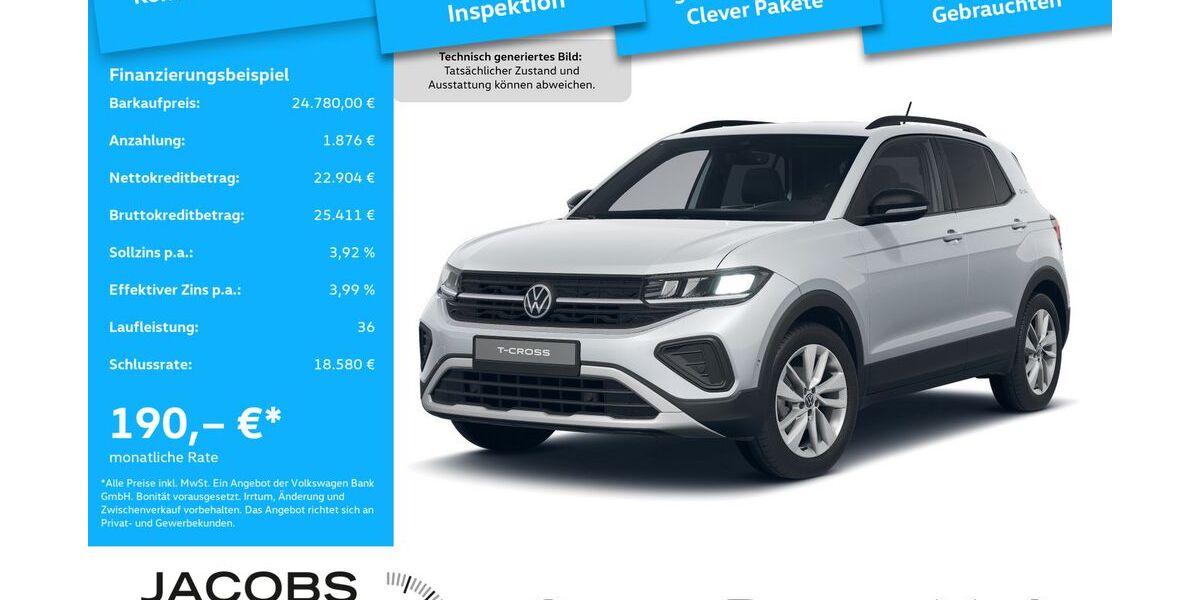 VW T-Cross 26.357 km 24.780 &euro; Aachen 52078