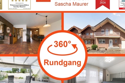 3D: Familienglück in ruhiger Lage - Sehr gepflegtes Einfamilienhaus mit Kamin, Balkon und viel Platz - Haus Gangelt | Angebot:26777849