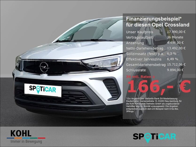 Opel Crossland (X) 48.100 km 17.990 € Aachen 52078