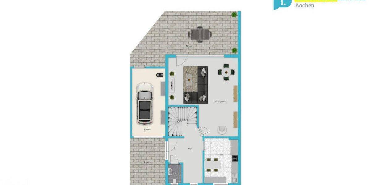 Doppelhaushälfte Kreuzau - 6 Zimmer, 101 m&sup2;, 284.937&euro; | Angebot:26851433