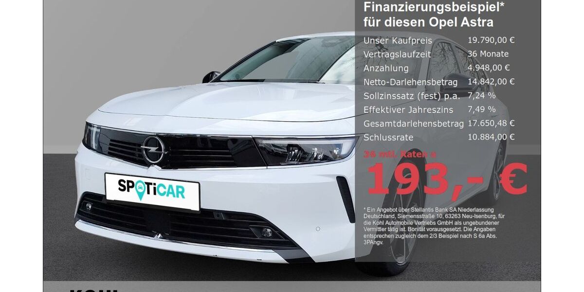 Opel Astra 64.000 km 19.790 &euro; Aachen 52078