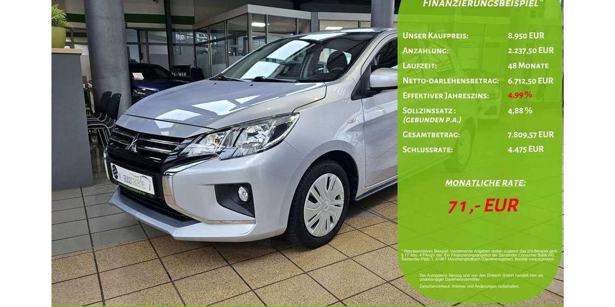 Mitsubishi Space Star 26.000 km 8.950 &euro; Geilenkirchen 52511