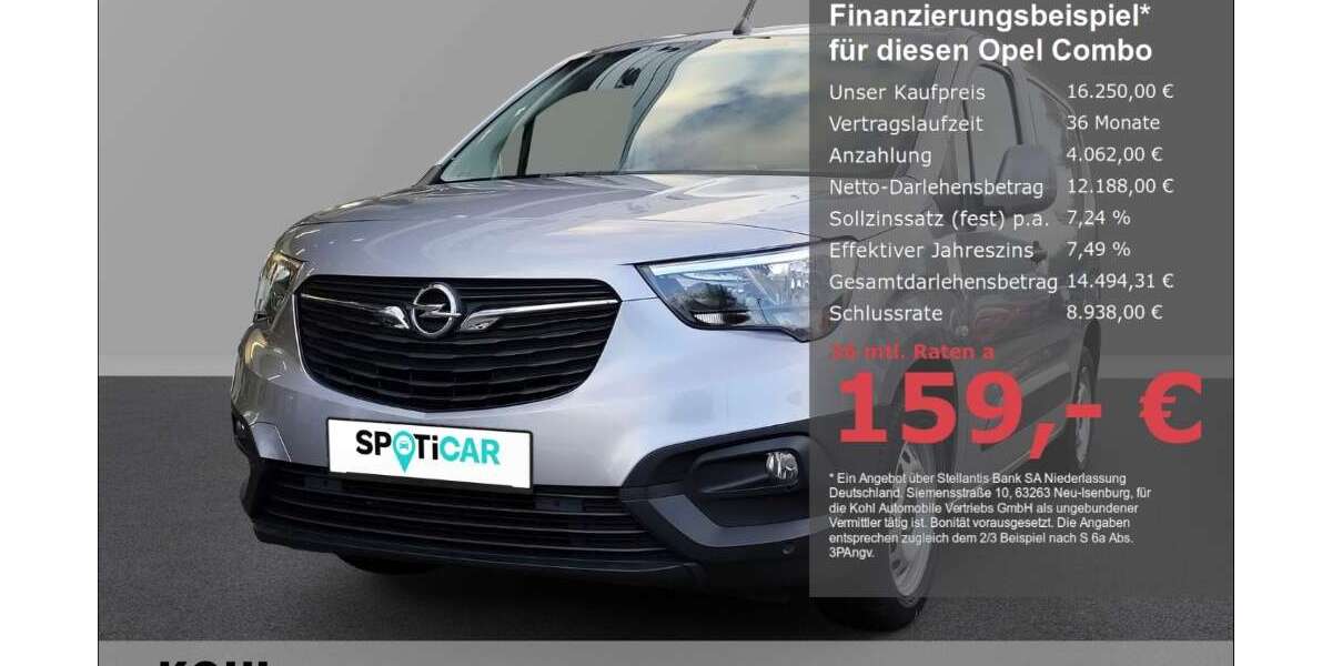 Opel Combo 49.980 km 16.250 &euro; Aachen 52078