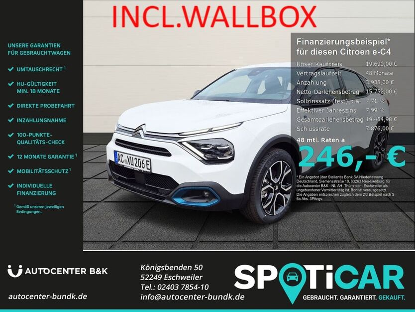 Citroen ë-C4 14.990 km 19.490 € Eschweiler 52249