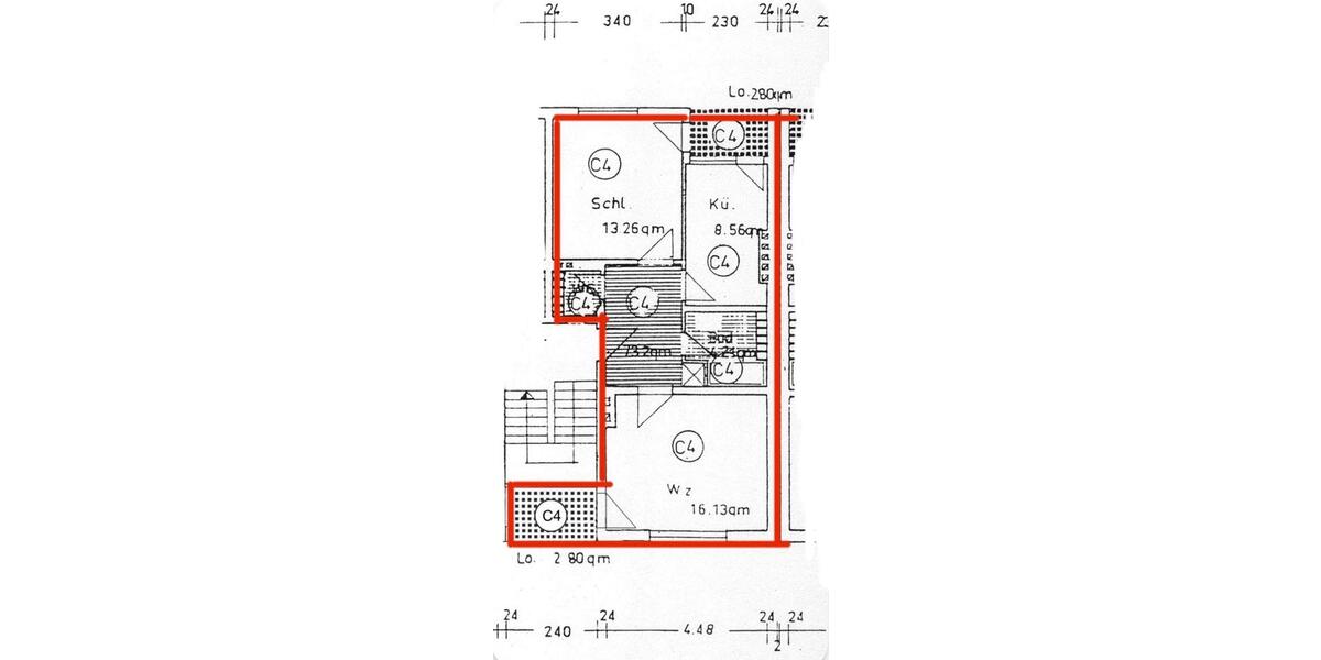 Etagenwohnung Aachen Aachen-Mitte - 2 Zimmer, 50 m&sup2;, 150.000&euro; | Angebot:26846812