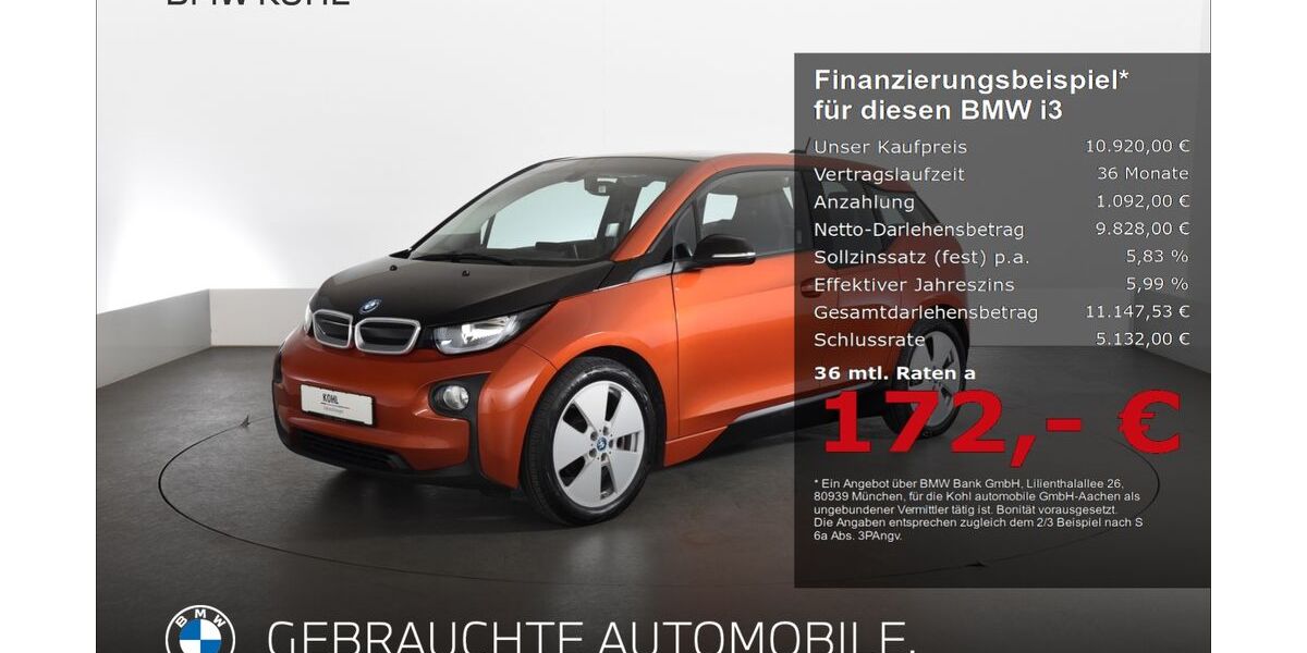 BMW i3 105.213 km 10.220 &euro; Aachen 52078