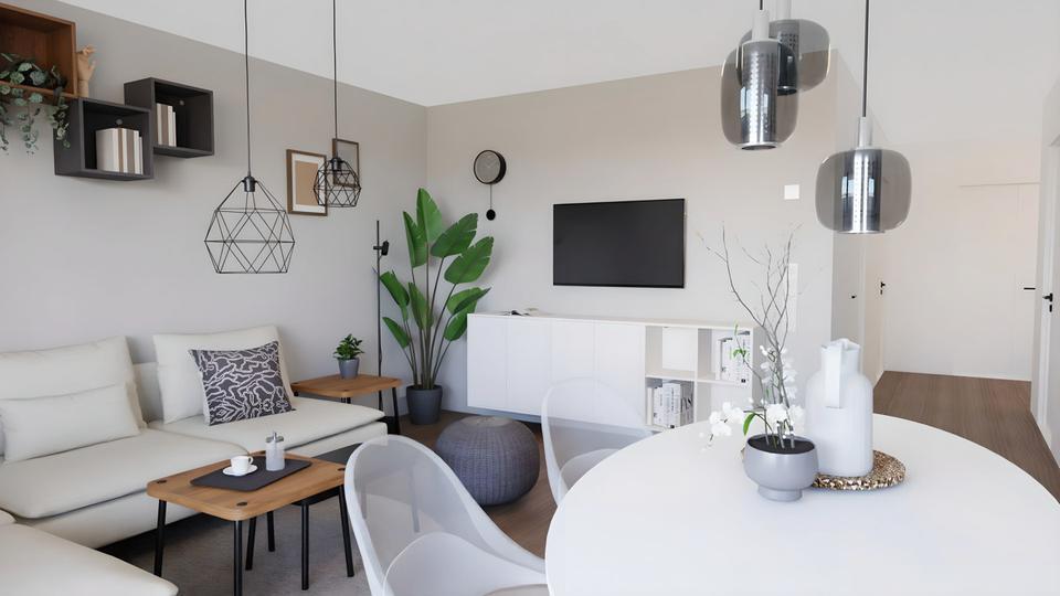 Neubau TOP WG-Wohnungen und Apartments je nach Ausstattungsvariante teilmöbliert oder vollmöbliert