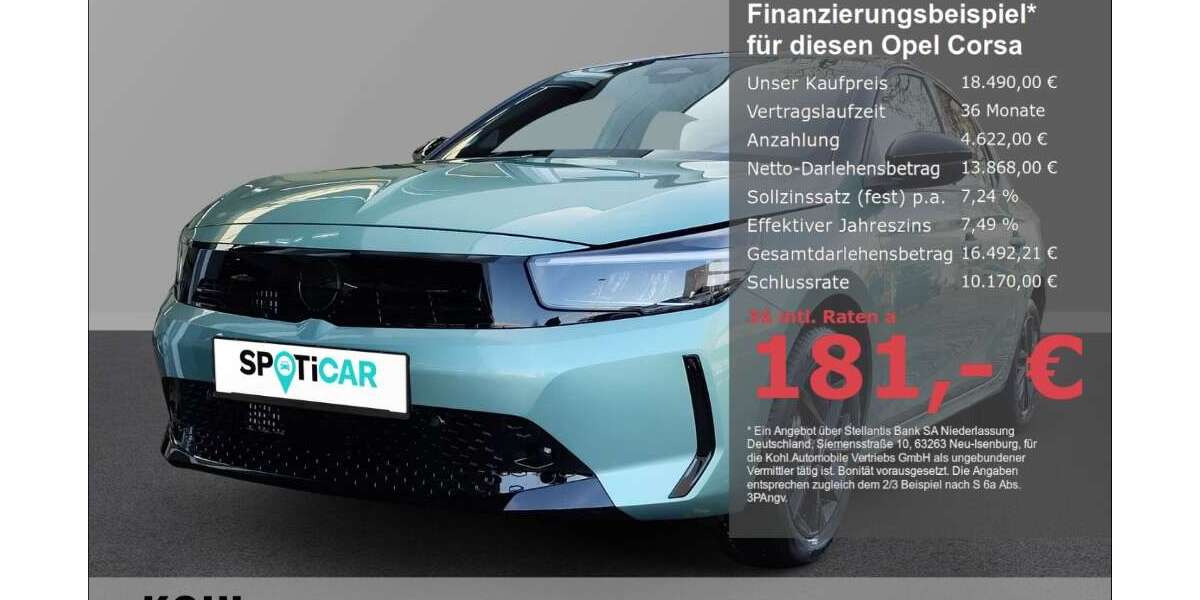 Opel Corsa 1.500 km 18.490 &euro; Aachen 52078