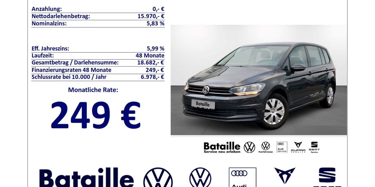 VW Touran 99.173 km 14.470 &euro; Jülich 52428