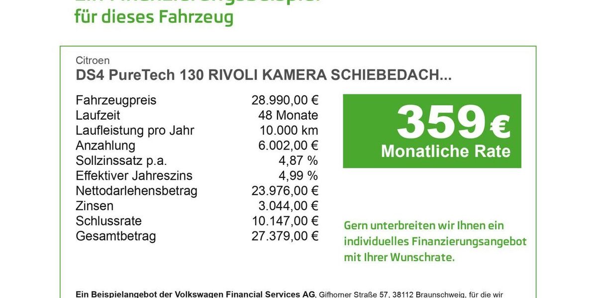 DS Automobiles DS4 16.699 km 28.990 &euro; Düren 52353