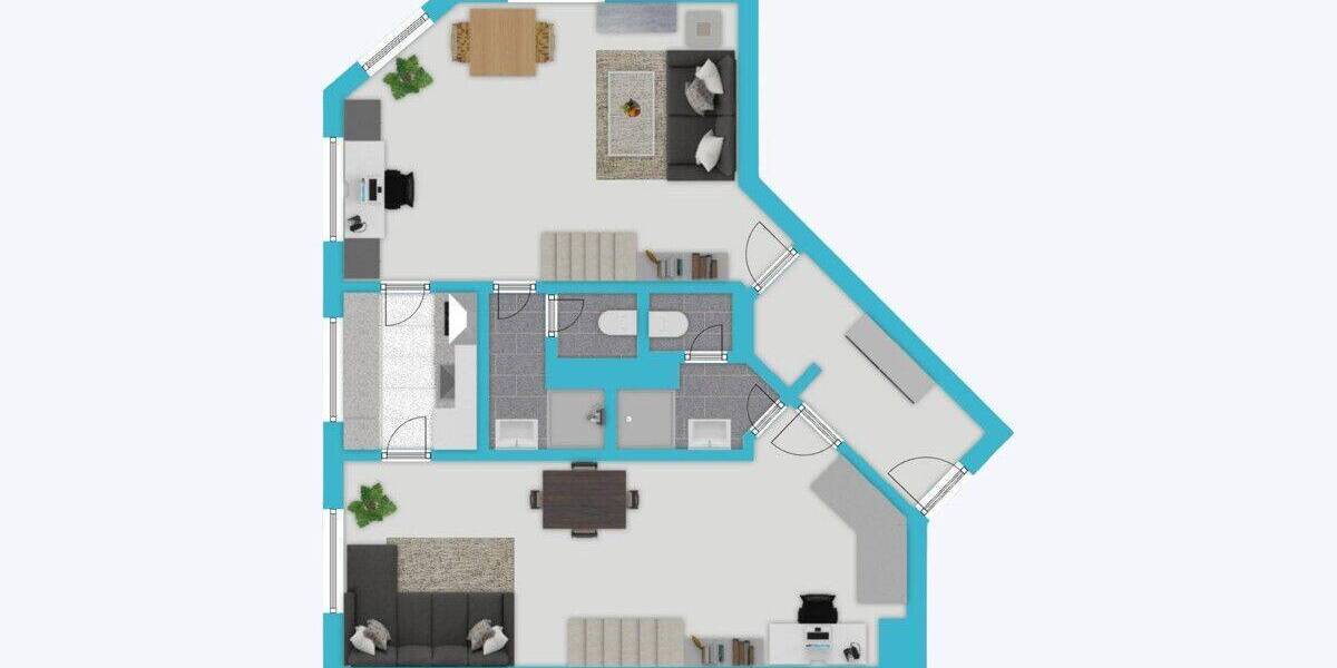 Etagenwohnung Aachen Aachen-Mitte - 2 Zimmer, 67 m&sup2;, 189.876&euro; | Angebot:26909558