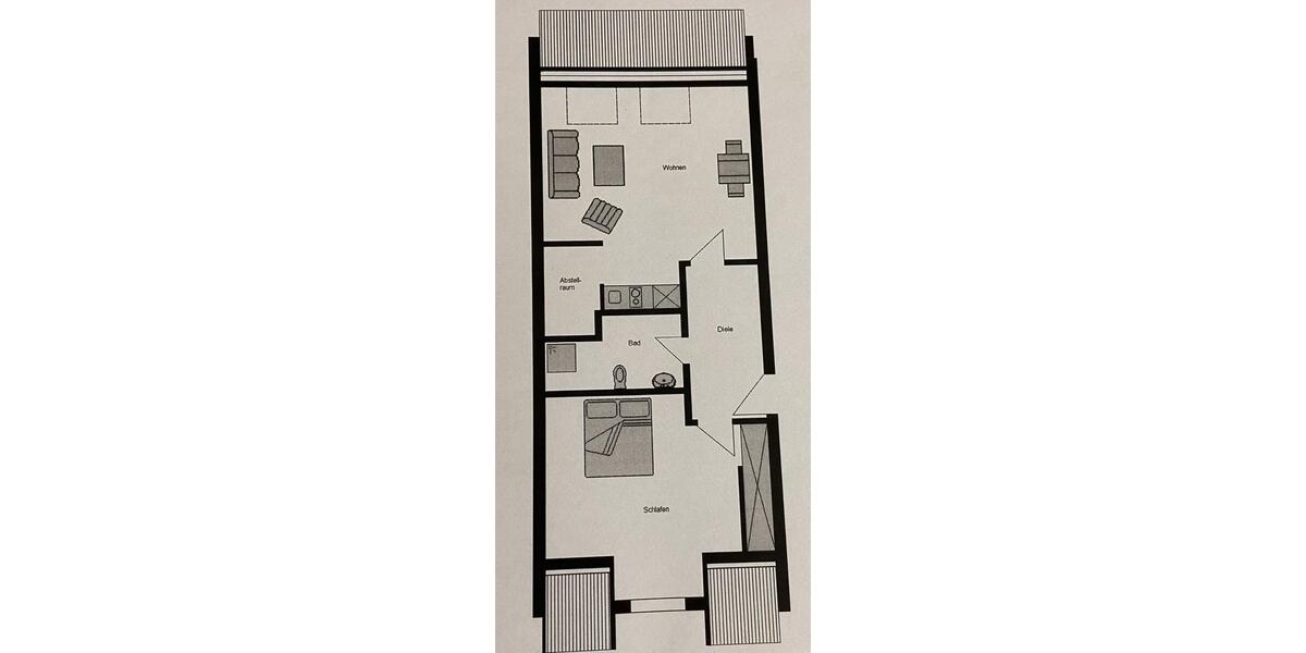 Etagenwohnung Düren Rölsdorf - 2 Zimmer, 50 m&sup2;, 155.000&euro; | Angebot:26184834