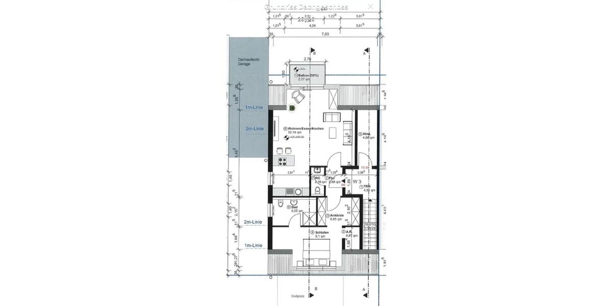 Dachgeschoßwohnung Düren Mariaweiler-Hoven - 2.5 Zimmer, 78 m&sup2;, 1.240&euro; | Angebot:26147728