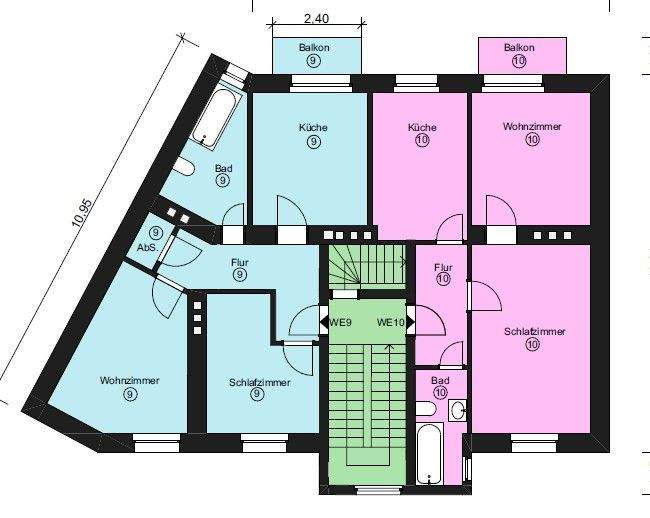 Wohnen am Westpark - Helle 2-Zimmer-Wohnung mit Balkon und Ausbaupotenzial 2 zimmer