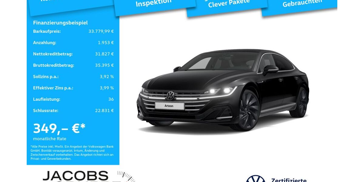 VW Arteon 37.936 km 33.780 &euro; Aachen 52078