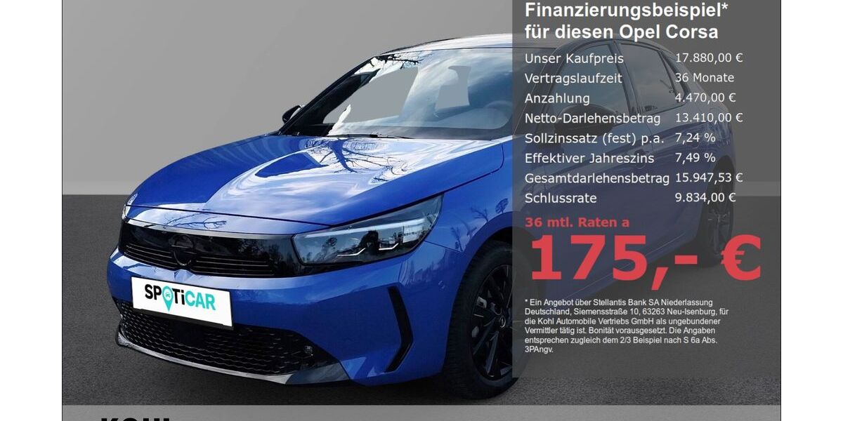 Opel Corsa 6.250 km 17.880 &euro; Aachen 52078