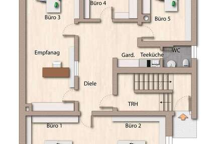 Büro in Lampertheim 1.000 € 111 m²