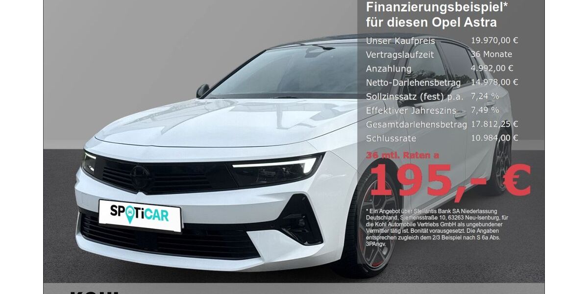 Opel Astra 34.000 km 19.670 &euro; Aachen 52078