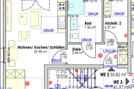 Wohnung Jülich - 1 Zimmer, 51 m&sup2;, 685&euro; | Angebot:27073211