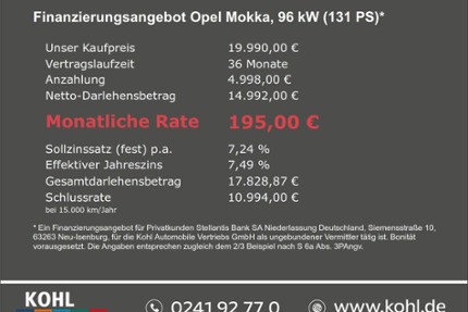 Opel Mokka 31.400 km 19.990 &euro; Aachen 52078