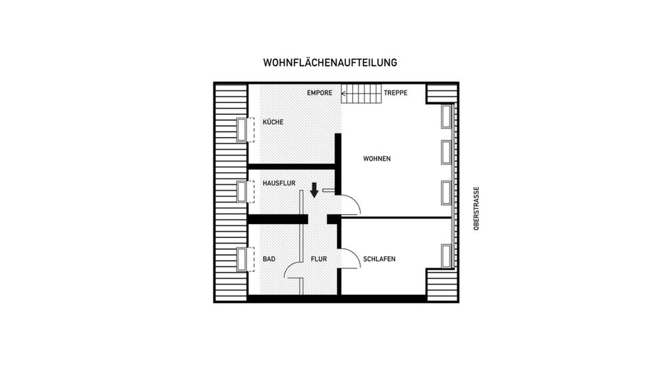 Dachgeschoßwohnung Aachen Aachen-Mitte - 2 Zimmer, 80 m&sup2;, 330.000&euro; | Angebot:26901784