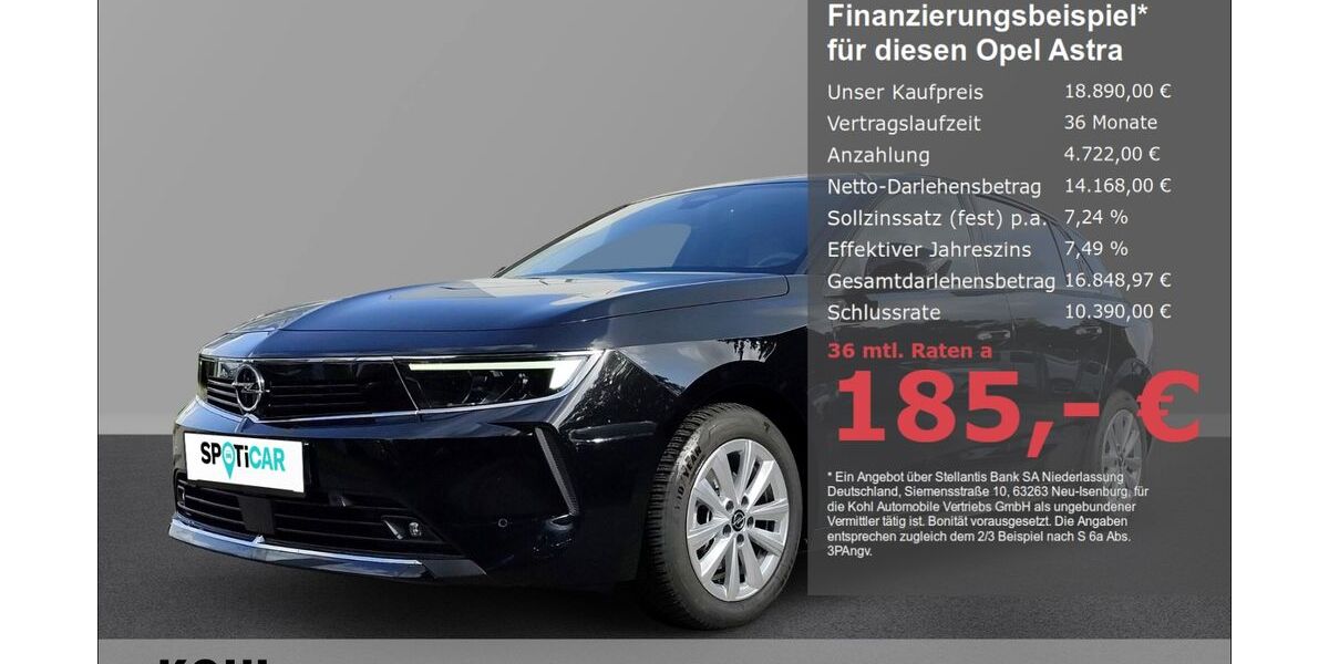 Opel Astra 27.580 km 18.790 &euro; Aachen 52078