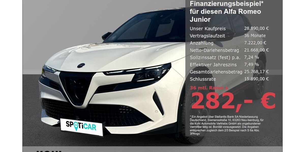 Alfa Romeo Junior 8.400 km 28.890 &euro; Aachen 52078