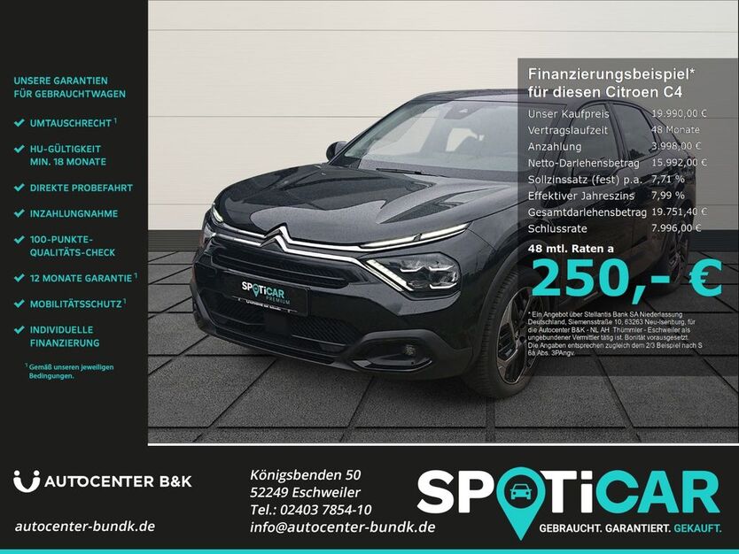 Citroen C4 27.600 km 19.990 € Eschweiler 52249