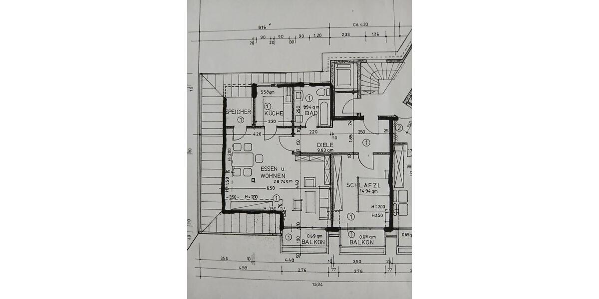 Dachgeschoßwohnung Geilenkirchen - 2.5 Zimmer, 72 m&sup2;, 169.000&euro; | Angebot:27193570