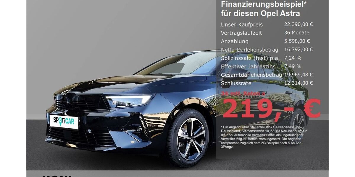 Opel Astra 13.400 km 22.390 &euro; Aachen 52078