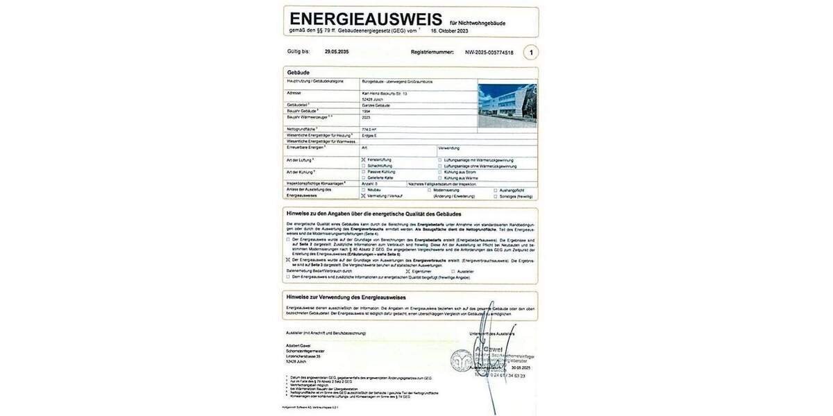 Gewerbeobjekt Jülich - 350.000&euro; | Angebot:25654191