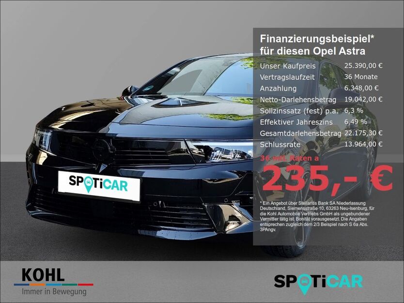 Opel Astra 8.500 km 25.390 € Aachen 52078