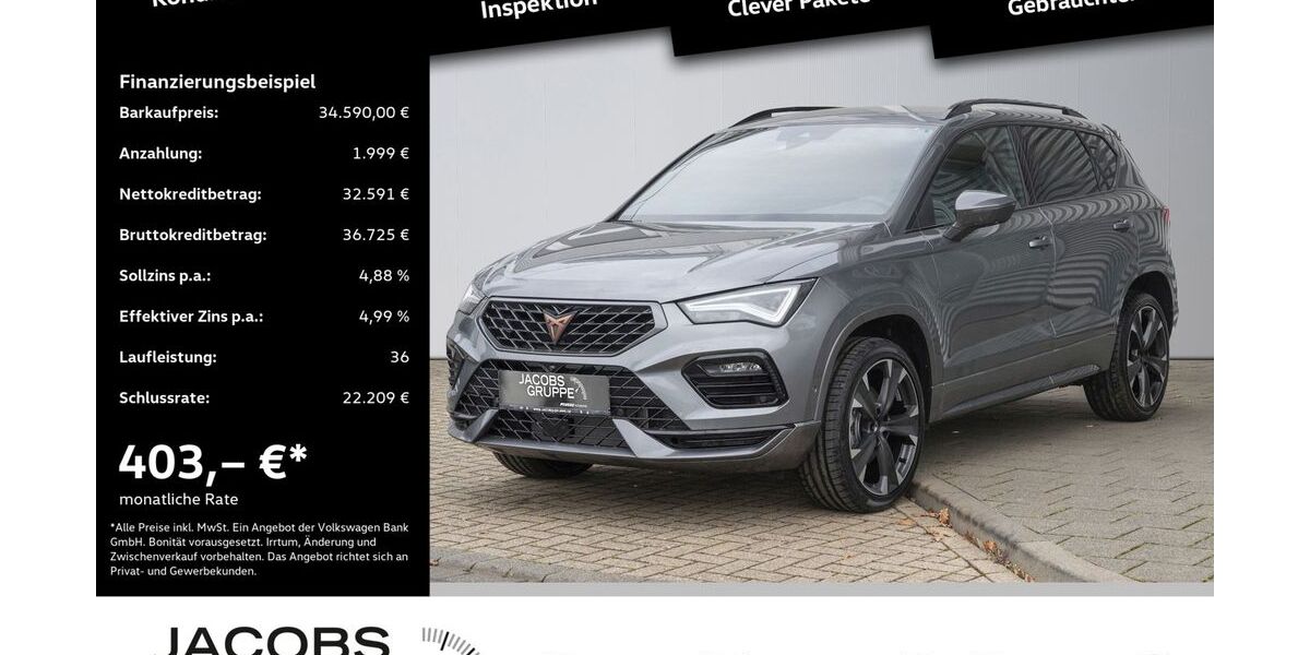 Cupra Ateca 1.111 km 33.660 &euro; Düren 52351