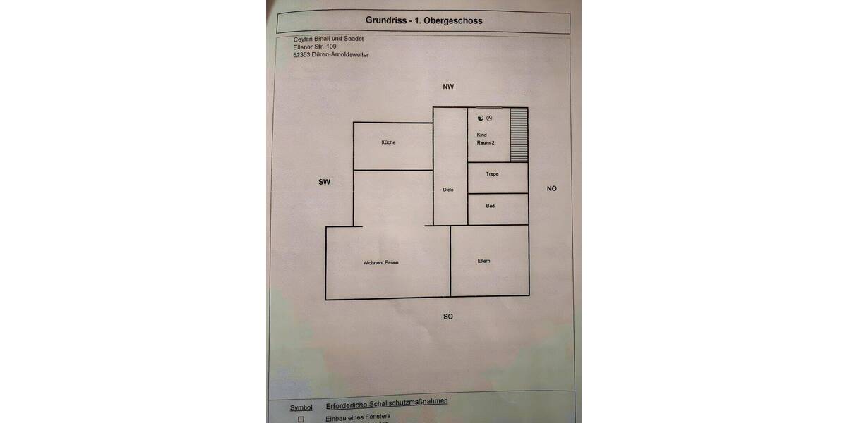 Etagenwohnung Düren Arnoldsweiler - 3 Zimmer, 92 m&sup2;, 1.300&euro; | Angebot:26805223