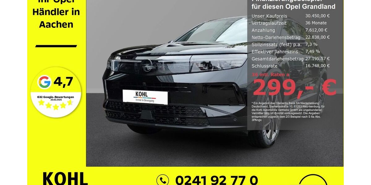 Opel Grandland (X) 6.900 km 29.950 &euro; Aachen 52078