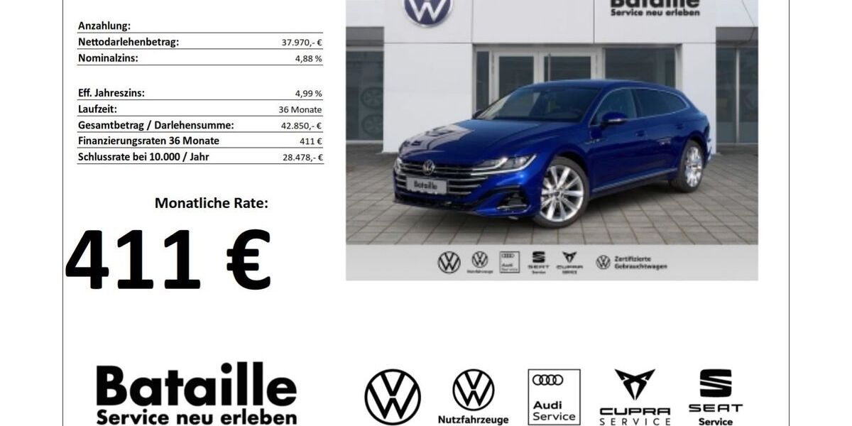 VW Arteon 9.971 km 36.970 € Jülich 52428