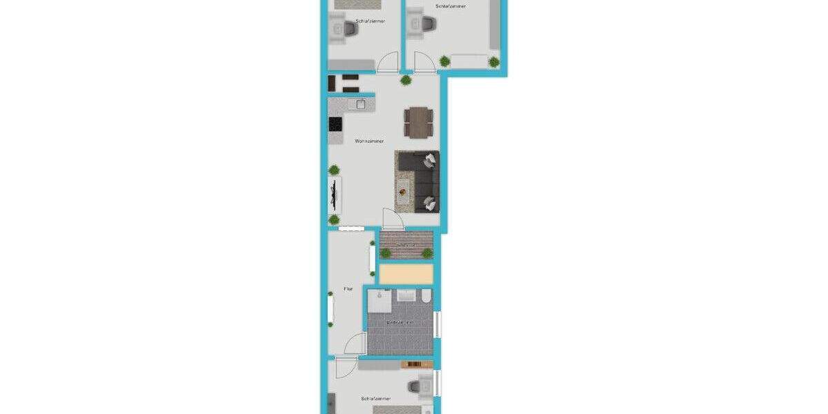 Etagenwohnung Aachen Aachen-Mitte - 4 Zimmer, 79 m&sup2;, 1.180&euro; | Angebot:25731654