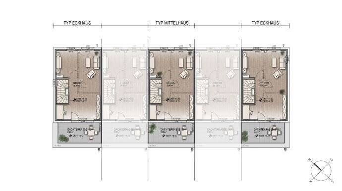 Reihenmittelhaus Aachen Aachen-Mitte - 4 Zimmer, 158 m&sup2;, 725.000&euro; | Angebot:25797320