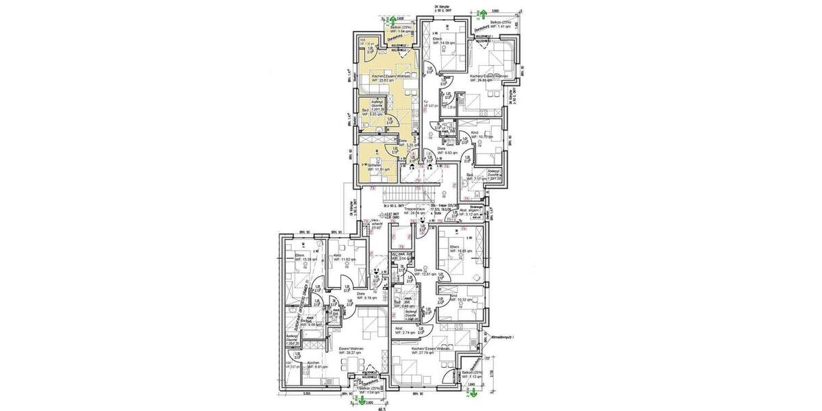 Etagenwohnung Geilenkirchen Tripsrath - 2 Zimmer, 49 m&sup2;, 212.200&euro; | Angebot:25687012