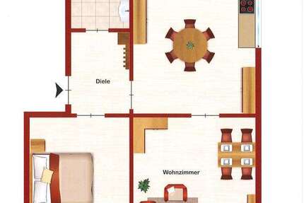 Wohnung zum Mieten in Übach-Palenberg 419 € 47.19 m² 2.5 zimmer