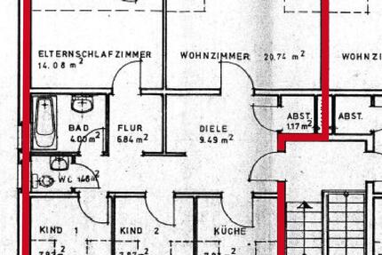 Aachen, helle, sanierte Wohnung in begehrter Wohnlage 4ZKDB 77 m² 4 zimmer