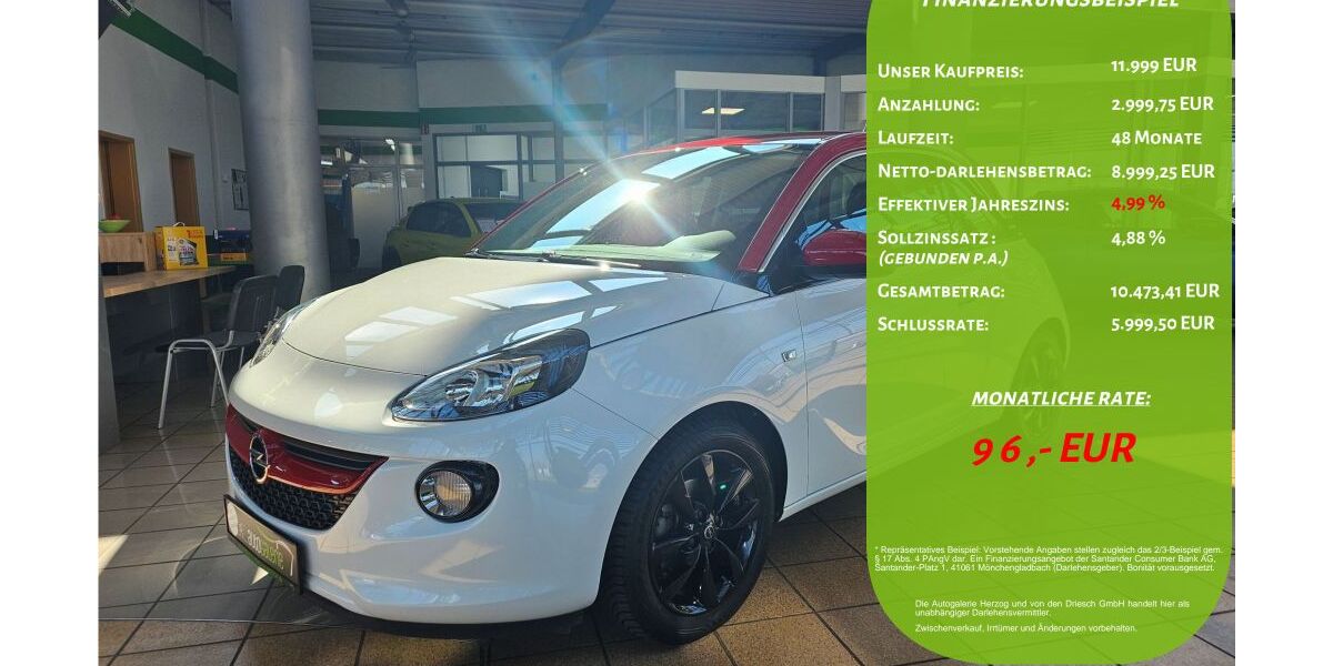 Opel Adam 25.727 km 11.999 &euro; Geilenkirchen 52511