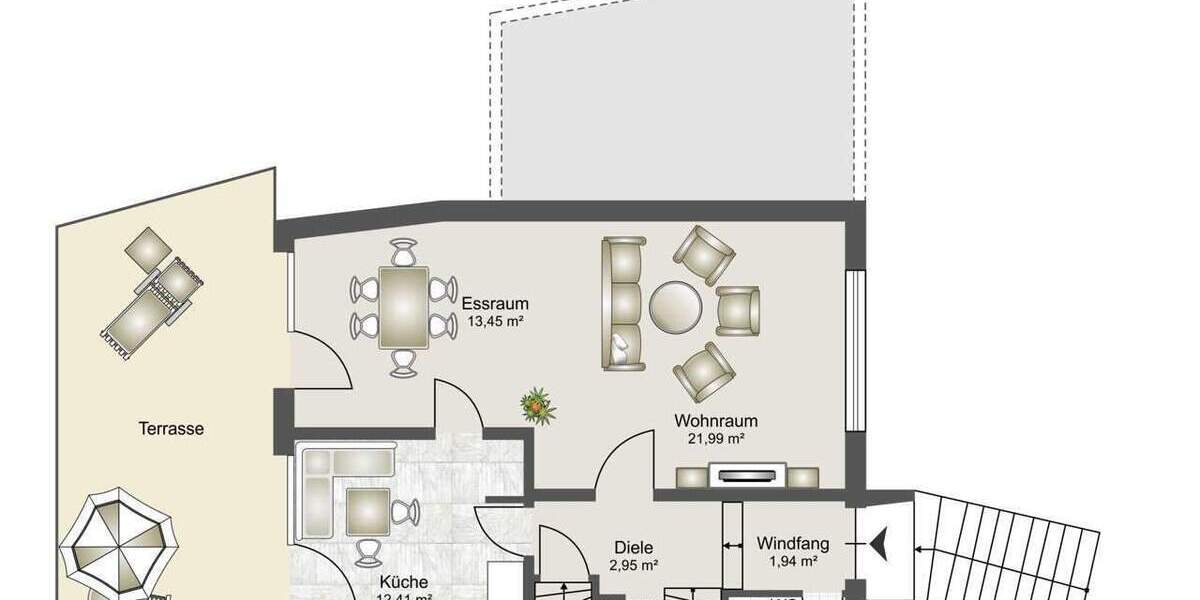 Einfamilienhaus Aachen Aachen-Mitte - 4 Zimmer, 110 m&sup2;, 349.900&euro; | Angebot:25818565