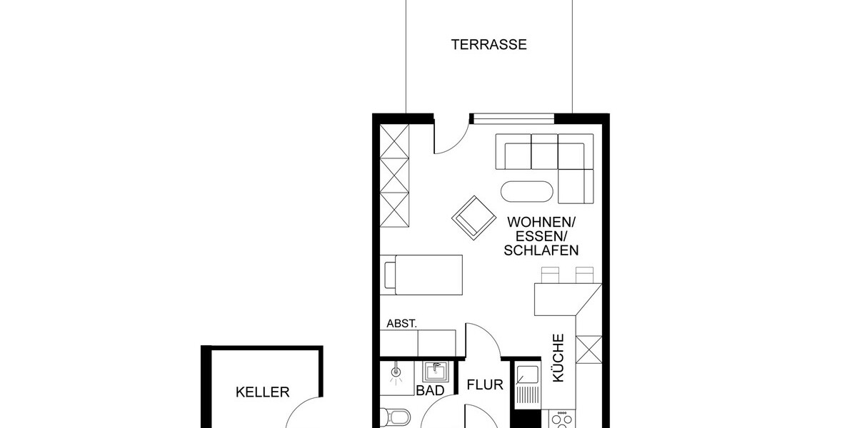 Kohlscheid – Attraktive Kapitalanlage mit Terrasse, Garten und Stellplatz - Etagenwohnung Herzogenrath | Angebot:27195607